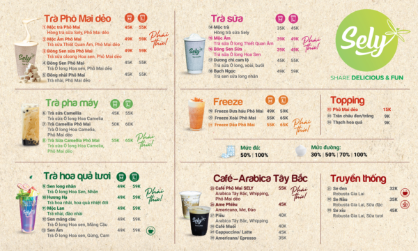 MENU - Sely